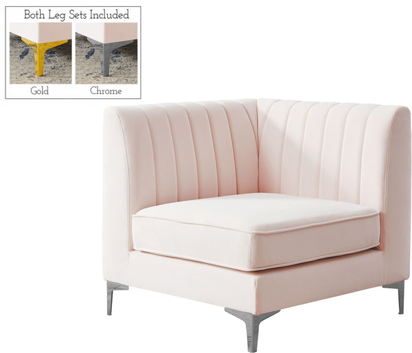 Meridian Furniture - Alina - Corner Chair - 5th Avenue Furniture
