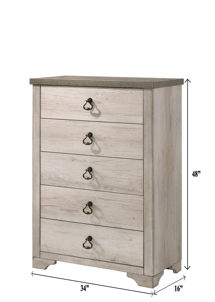 Crown Mark - Patterson - Chest - Beige - 5th Avenue Furniture