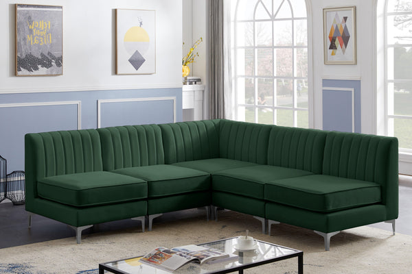 Meridian Furniture - Alina - 5 Pc. Sectional - 5th Avenue Furniture