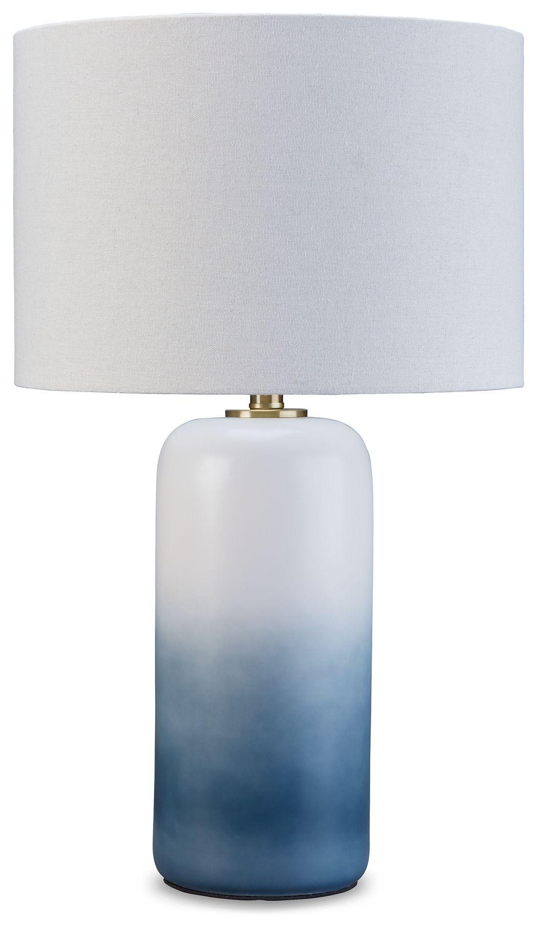 Signature Design by Ashley® - Lemrich - White - Ceramic Table Lamp - 5th Avenue Furniture