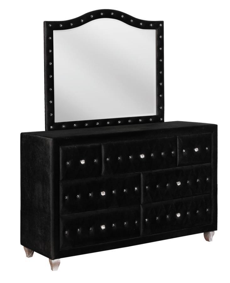 CoasterEssence - Deanna - Button Tufted Mirror - 5th Avenue Furniture