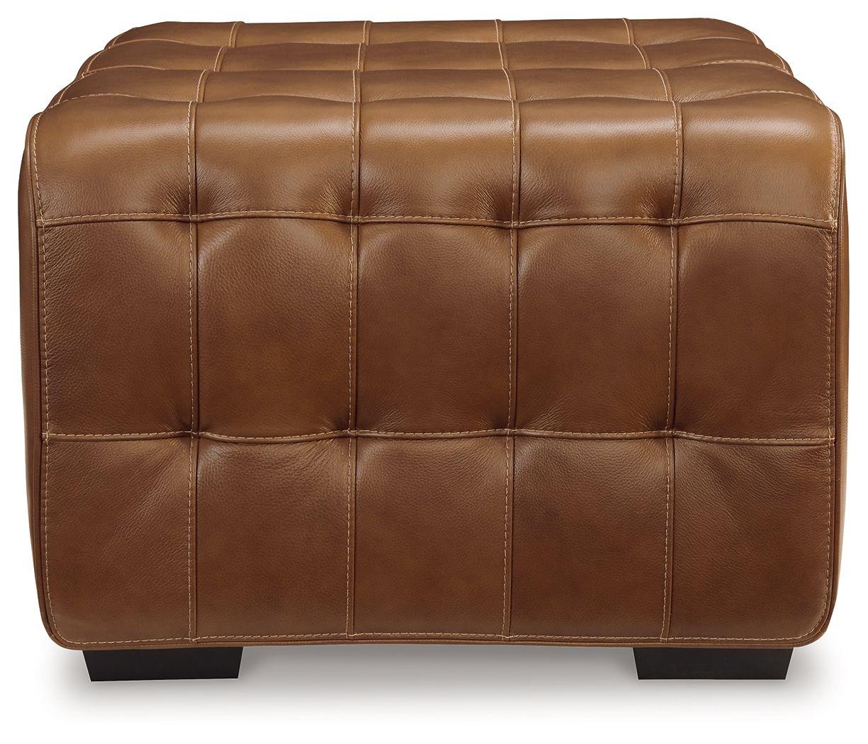 Signature Design by Ashley® - Temmpton - Chocolate - Oversized Accent Ottoman - 5th Avenue Furniture