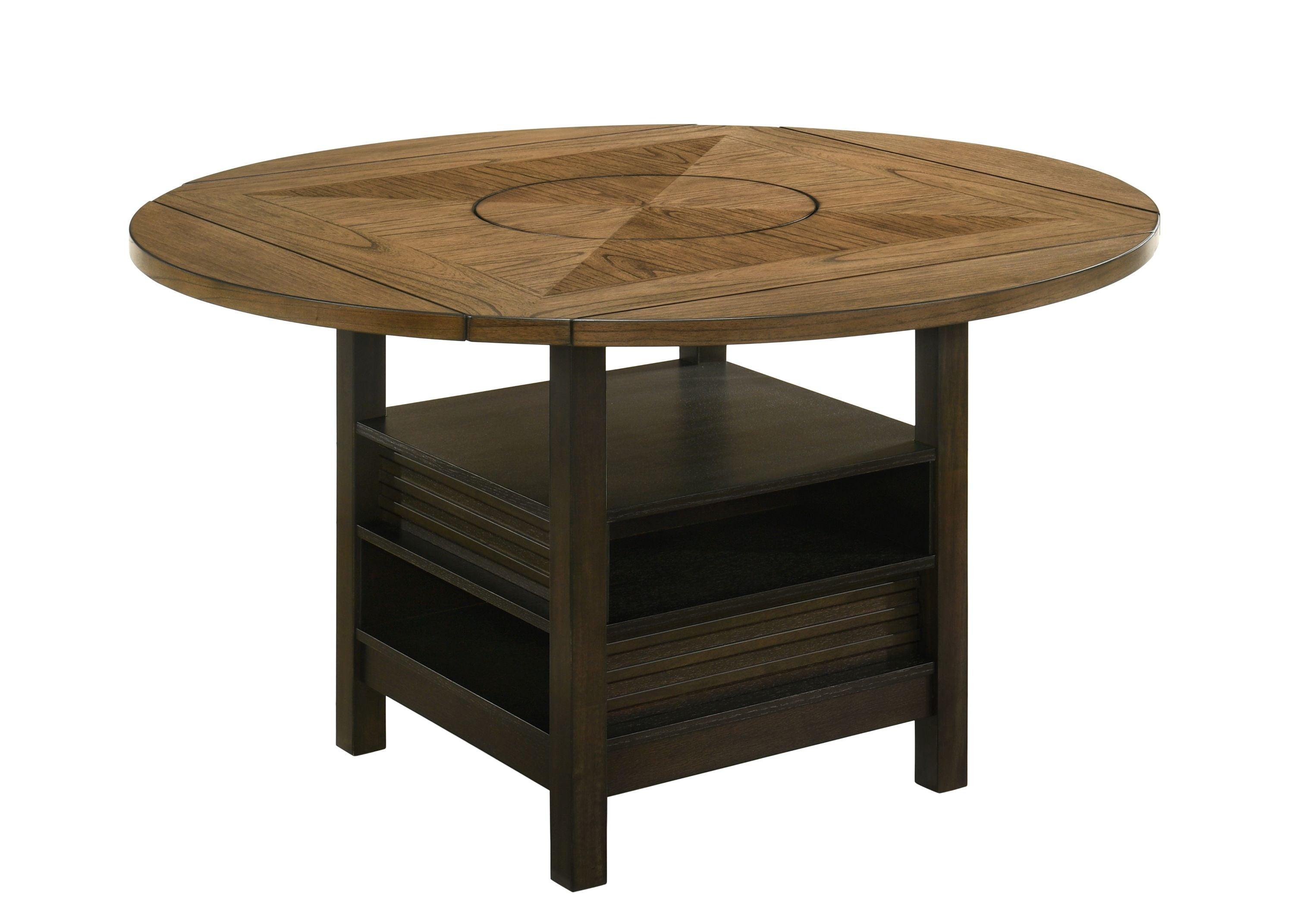 Crown Mark - Oakly - Counter Height Table - Dark Brown - 5th Avenue Furniture