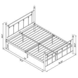 CoasterEveryday - Canon - Metal Slatted Headboard Platform Bed - 5th Avenue Furniture