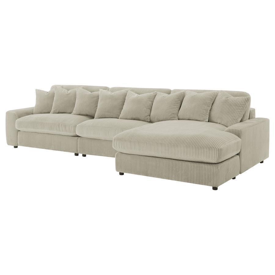 Coaster Fine Furniture - Blaine - 105" Upholstered Reversible Sectional - 5th Avenue Furniture