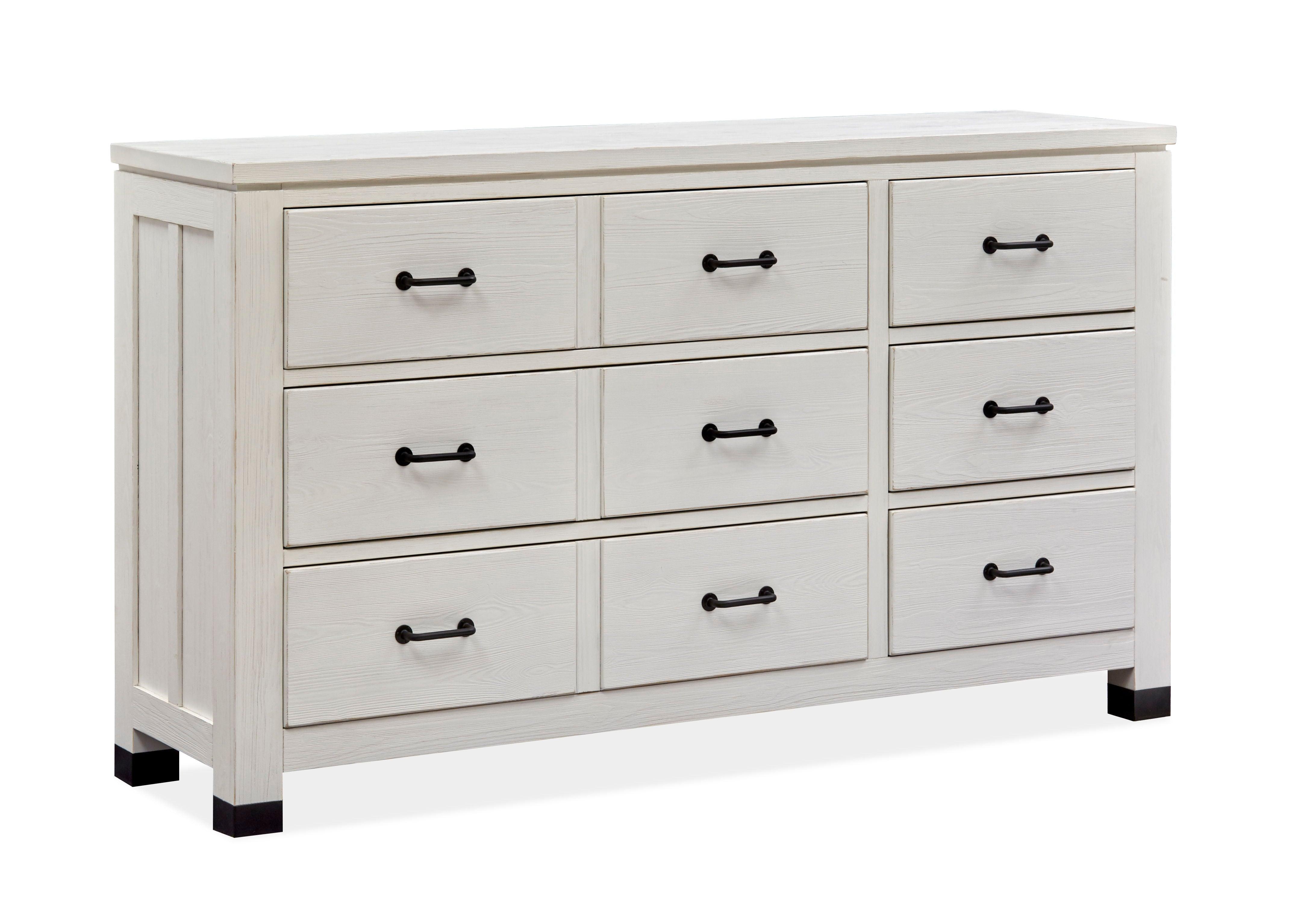 Magnussen Furniture - Harper Springs - Drawer Dresser - Silo White - 5th Avenue Furniture