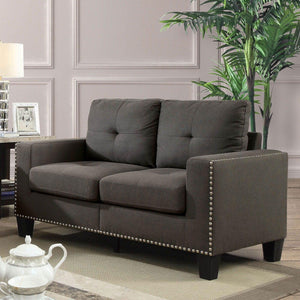 Furniture of America - Attwell - Loveseat - Gray - 5th Avenue Furniture