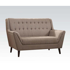 ACME - Watonga - Loveseat - Light Brown Linen - 5th Avenue Furniture