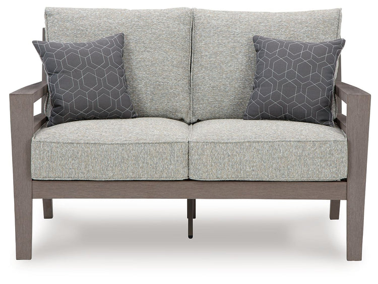 Hillside Barn - Gray / Brown - Loveseat W/Cushion - 5th Avenue Furniture