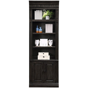 Parker House - Washington Heights - Open Top Bookcase (32") - Washed Charcoal - 5th Avenue Furniture