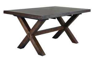 Steve Silver Furniture - Astoria - Trestle Table - Dark Brown - 5th Avenue Furniture