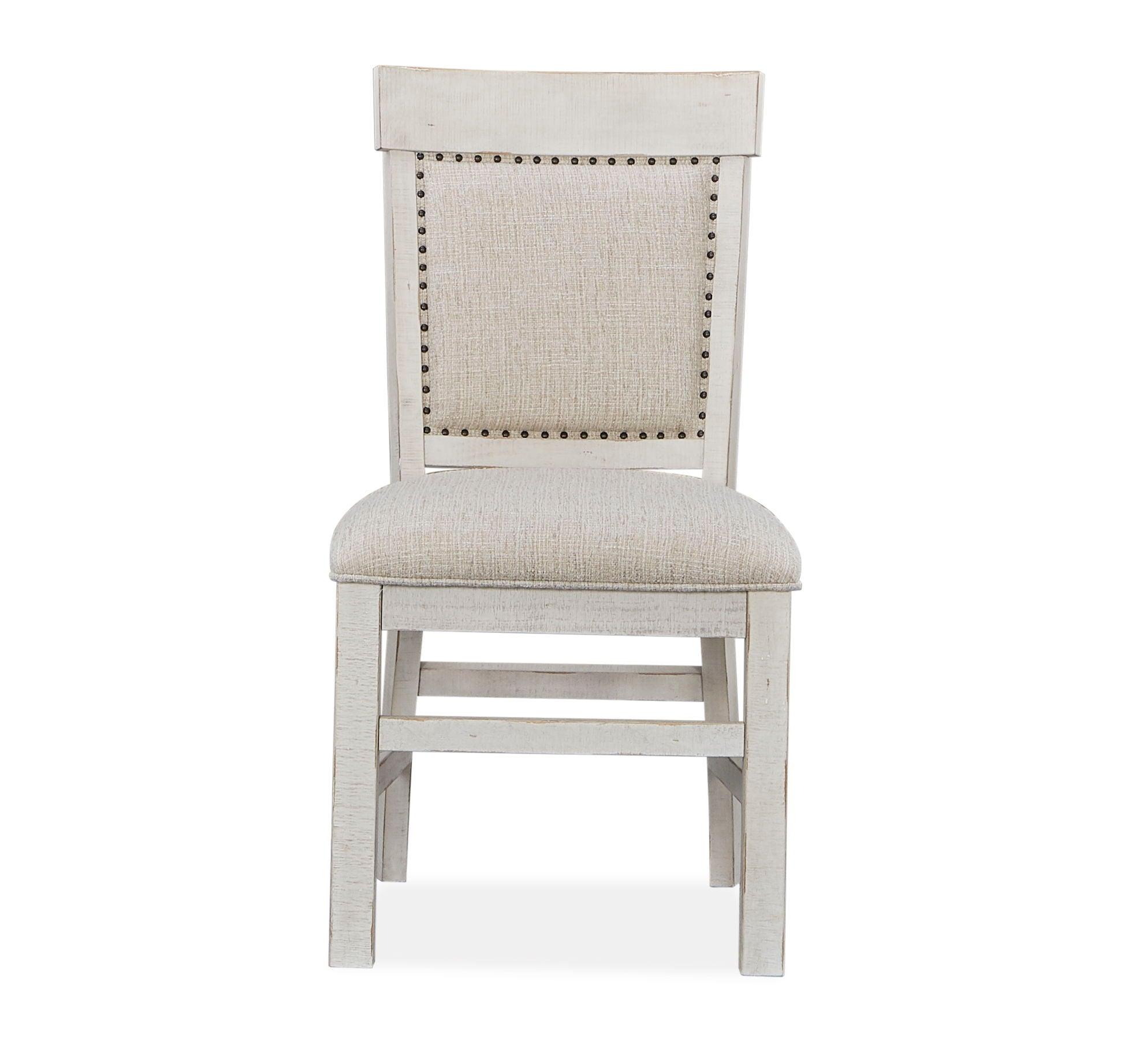 Magnussen Furniture - Bronwyn - Dining Side Chair With Upholstered Seat (Set of 2) - Alabaster - 5th Avenue Furniture