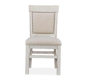 Magnussen Furniture - Bronwyn - Dining Side Chair With Upholstered Seat (Set of 2) - Alabaster - 5th Avenue Furniture