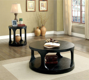 Furniture of America - Carrie - End Table - Antique Black - 5th Avenue Furniture