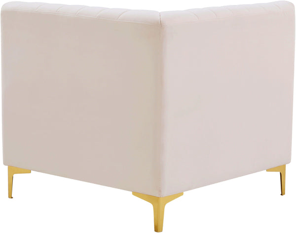 Meridian Furniture - Alina - Corner Chair - 5th Avenue Furniture