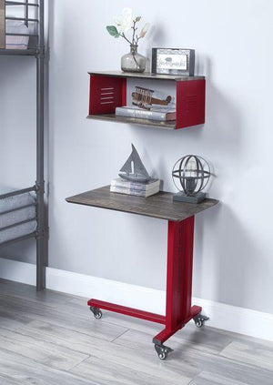 ACME - Cargo - Accent Table w/Wall Shelf - 5th Avenue Furniture