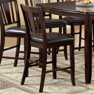 Furniture of America - Edgewood - Square Counter Height Table - Espresso - 5th Avenue Furniture