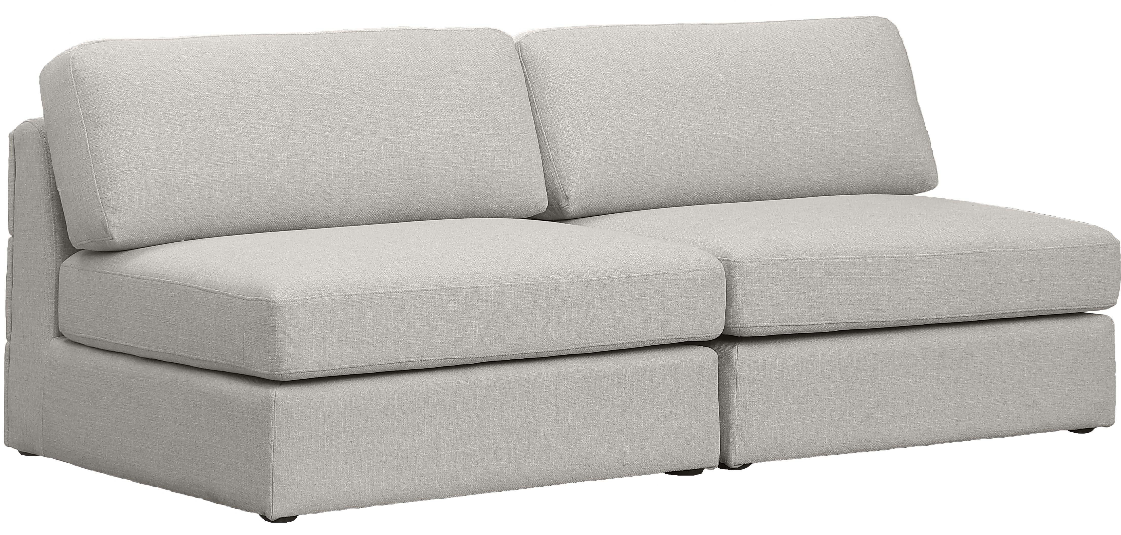 Meridian Furniture - Beckham - Modular 2 Seats Armless Sofa - 5th Avenue Furniture