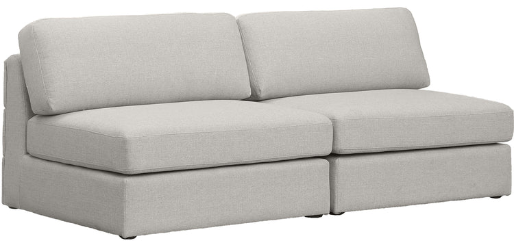 Meridian Furniture - Beckham - Modular 2 Seats Armless Sofa - 5th Avenue Furniture