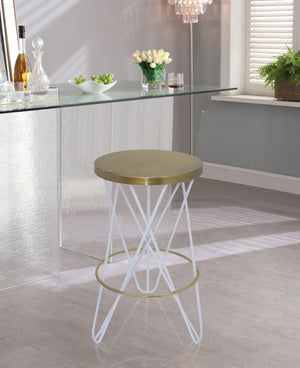 Meridian Furniture - Mercury - Iron Counter Stool - 5th Avenue Furniture