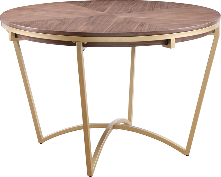 Meridian Furniture - Eleanor - Dining Table - Gold - Iron - 5th Avenue Furniture