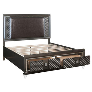 ACME - Sawyer - Bed w/Storage (LED) - 5th Avenue Furniture
