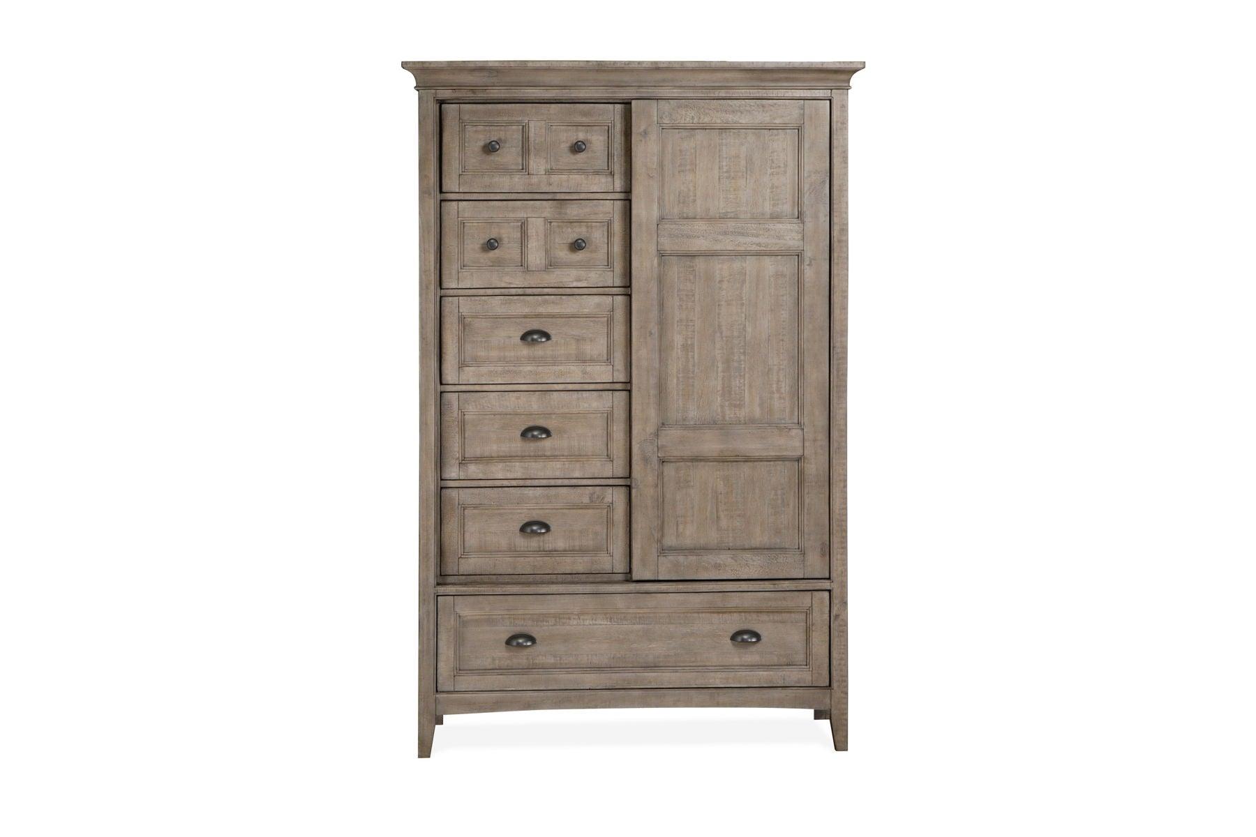 Magnussen Furniture - Paxton Place - Wood Door Chest - Dove Tail Grey - 5th Avenue Furniture