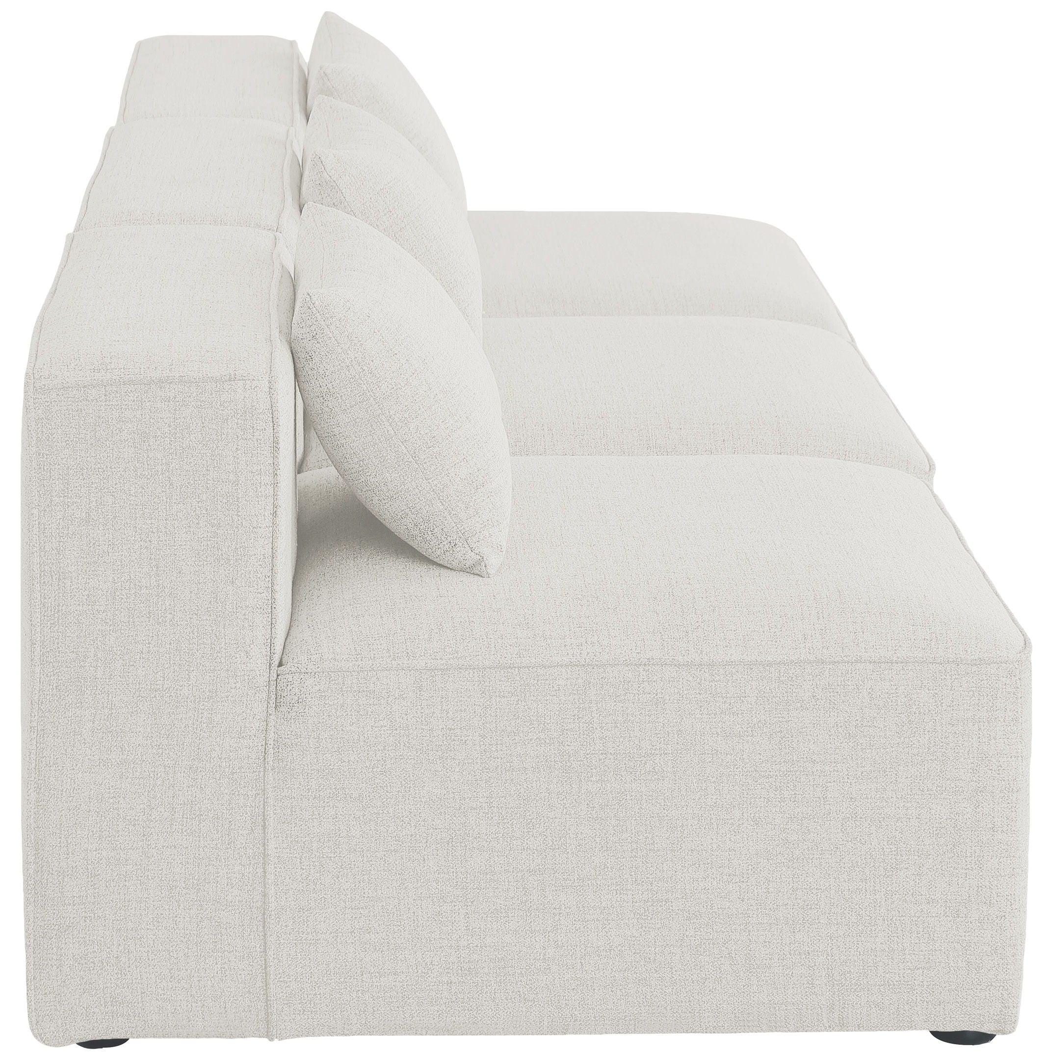 Meridian Furniture - Cube - Modular Sofa Armless 3 Seats - 5th Avenue Furniture
