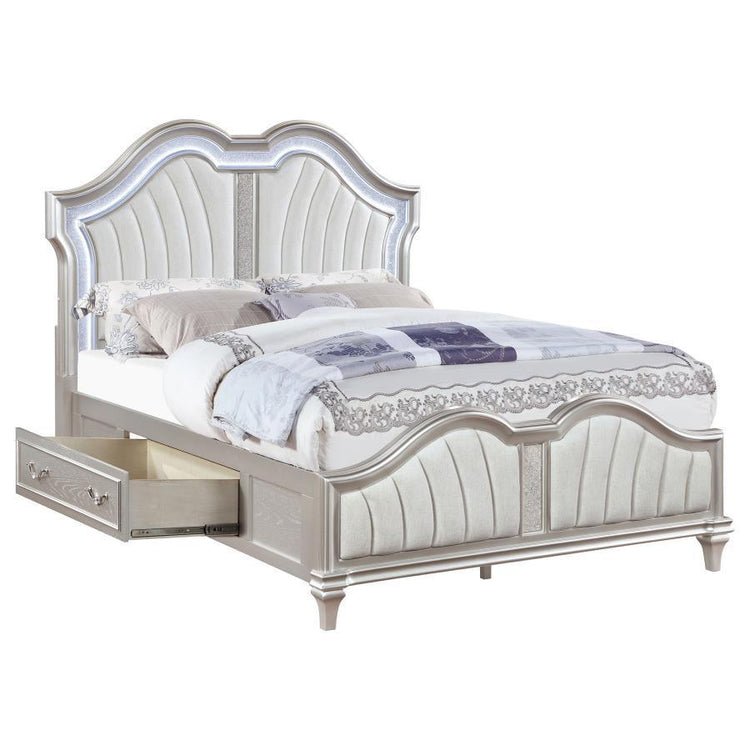 Coaster Fine Furniture - Evangeline - Storage Bed With LED Headboard - 5th Avenue Furniture