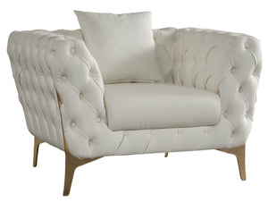 Aurora - Chair - Cream - 5th Avenue Furniture