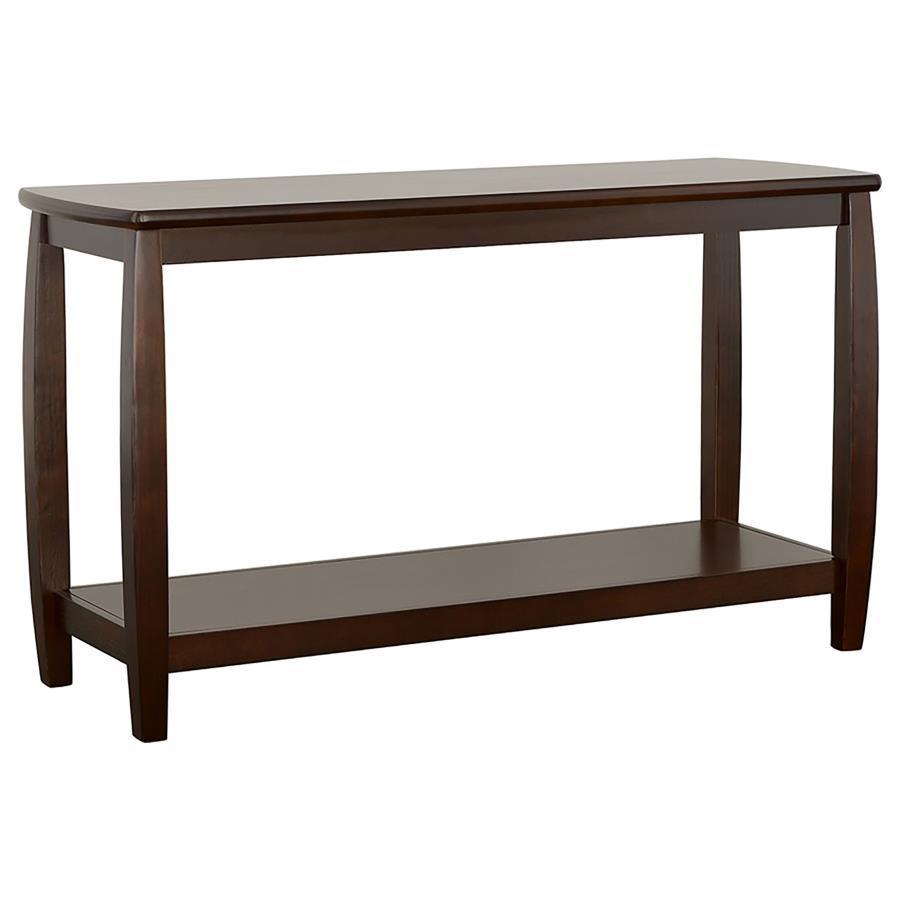 CoasterEssence - Dixon - Rectangular Sofa Table With Lower Shelf - Espresso - 5th Avenue Furniture