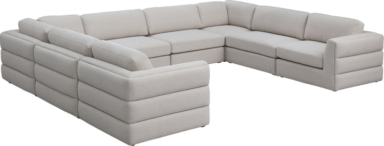 Meridian Furniture - Beckham - Modular Sectional - Beige - 5th Avenue Furniture