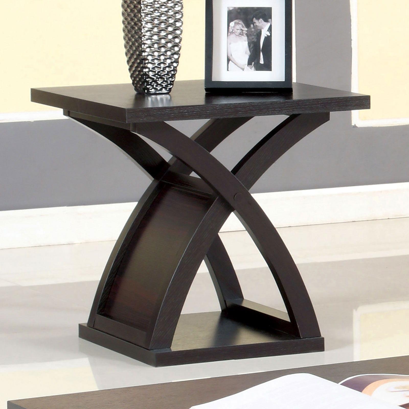 Furniture of America - Arkley - End Table - Espresso - 5th Avenue Furniture