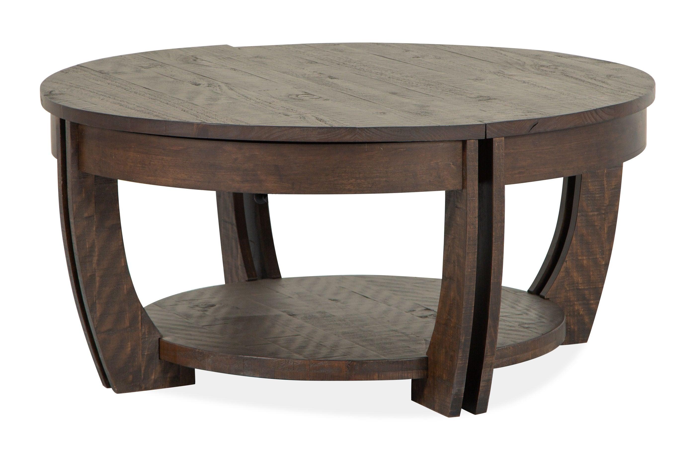 Magnussen Furniture - Lyndale - Lift Top Storage Cocktail Table With Casters - Nutmeg - 5th Avenue Furniture