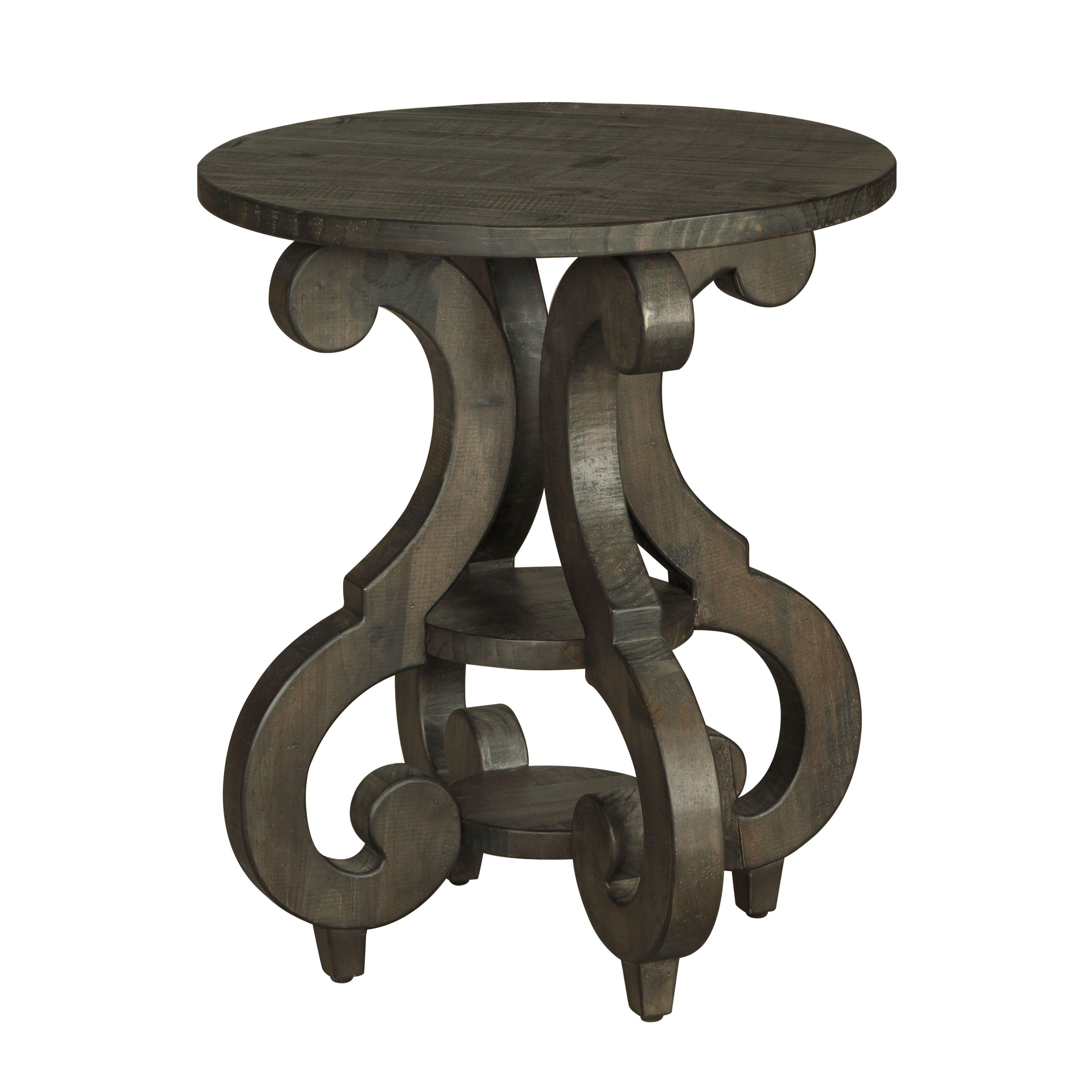 Magnussen Furniture - Bellamy - Round Accent End Table - Weathered Pine - 5th Avenue Furniture