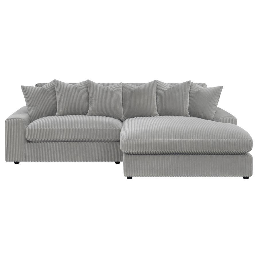 Coaster Fine Furniture - Blaine - 105" Upholstered Reversible Sectional - 5th Avenue Furniture