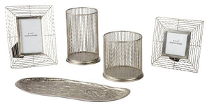 Ashley Furniture - Dympna - Silver Finish - Accessory Set (Set of 5) - 5th Avenue Furniture