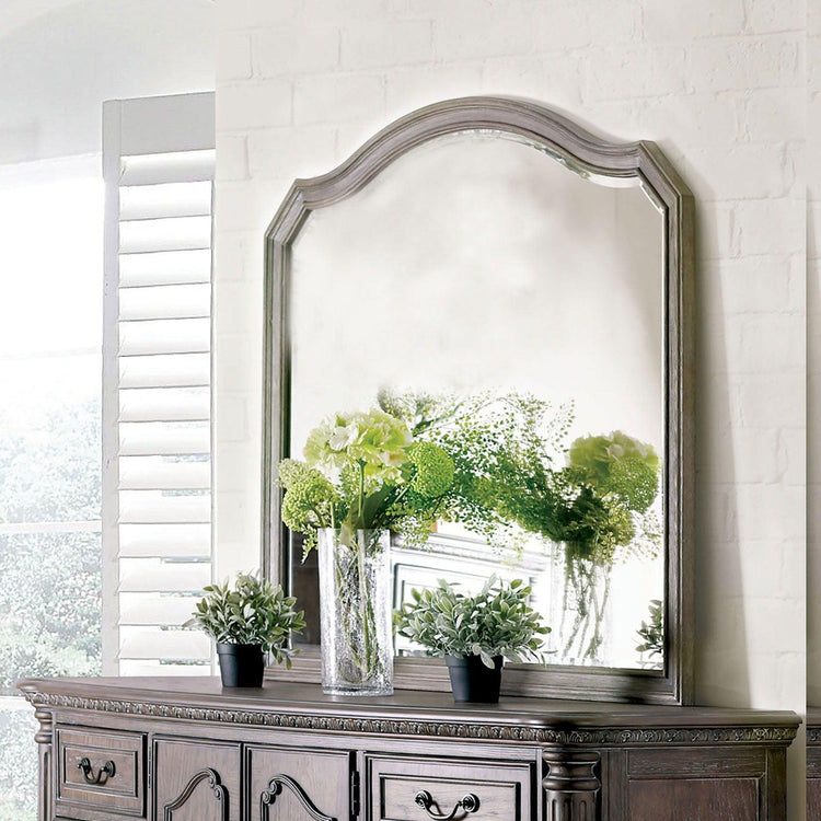 Furniture of America - Persephone - Mirror - Rustic Natural - 5th Avenue Furniture