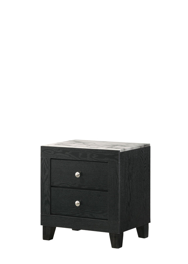 Crown Mark - Cadence - Nightstand - Black - 5th Avenue Furniture
