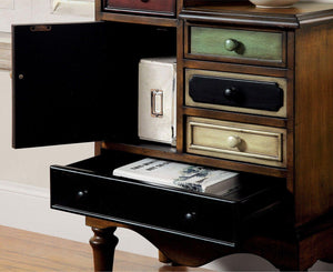 Furniture of America - Neche - Accent Chest - Multi / Antique Walnut - 5th Avenue Furniture