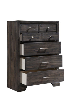 Crown Mark - Jaymes - Chest - Gray - 5th Avenue Furniture