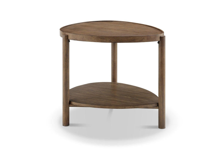 Magnussen Furniture - Hadleigh - Shaped Accent End Table - Honey - 5th Avenue Furniture