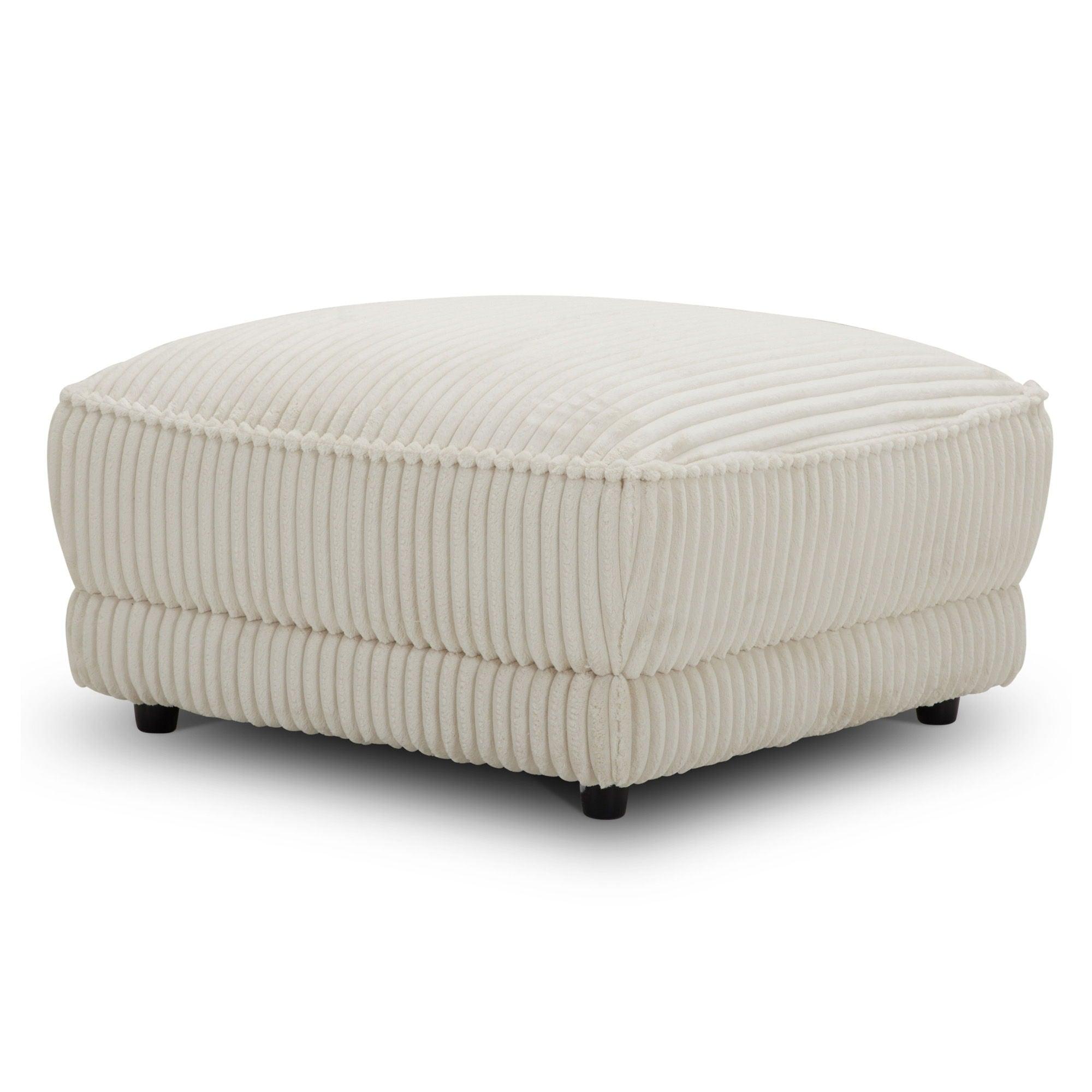 Parker Living - Utopia - Ottoman with Casters - Mega Ivory - 5th Avenue Furniture