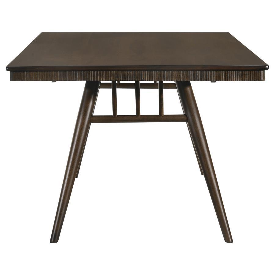 CoasterEssence - Wes - Rectangular Dining Table - Dark Walnut - 5th Avenue Furniture