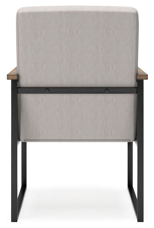 Signature Design by Ashley® - Montia - Light Brown - Home Office Desk Chair - 5th Avenue Furniture
