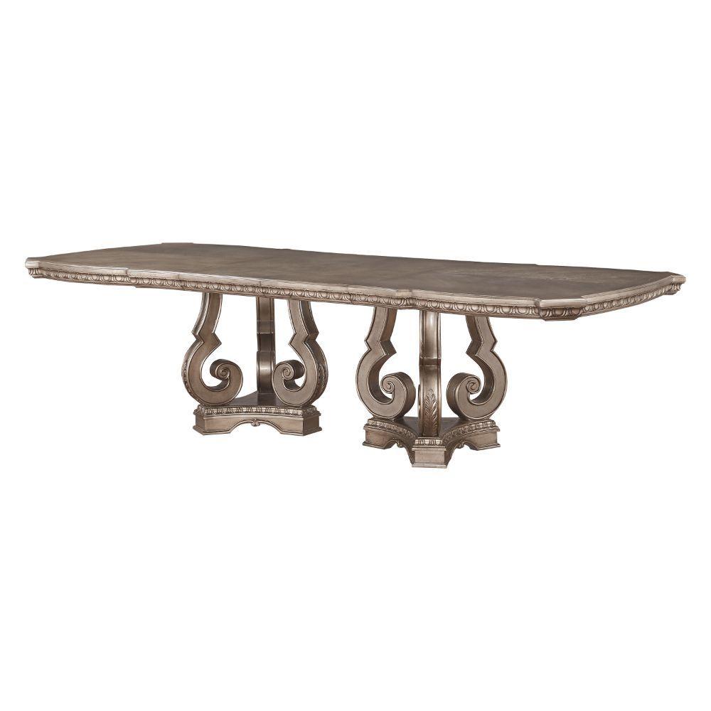 ACME - Northville - Dining Table - Antique Silver - 30" - 5th Avenue Furniture