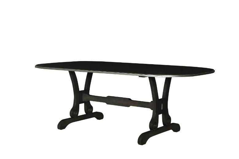 ACME - House - Beatrice Dining Table - Charcoal Finish - 5th Avenue Furniture