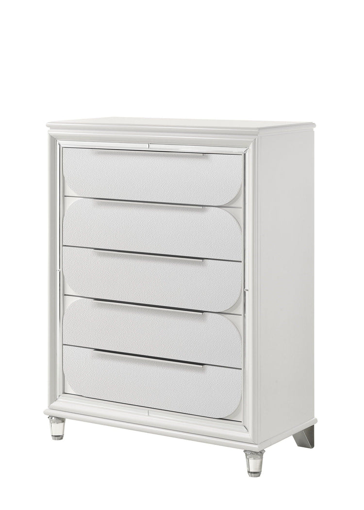 Crown Mark - Eden - Chest - White - 5th Avenue Furniture