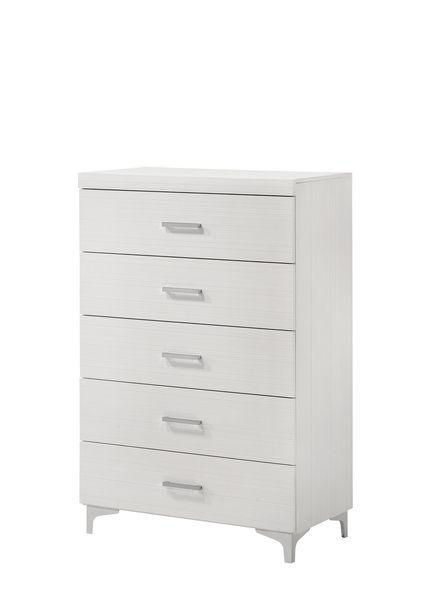 ACME - Casilda - Chest - White Finish - 5th Avenue Furniture