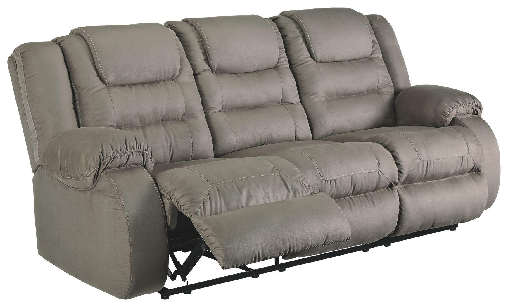 Ashley Furniture - Mccade - Cobblestone - Reclining Sofa - 5th Avenue Furniture